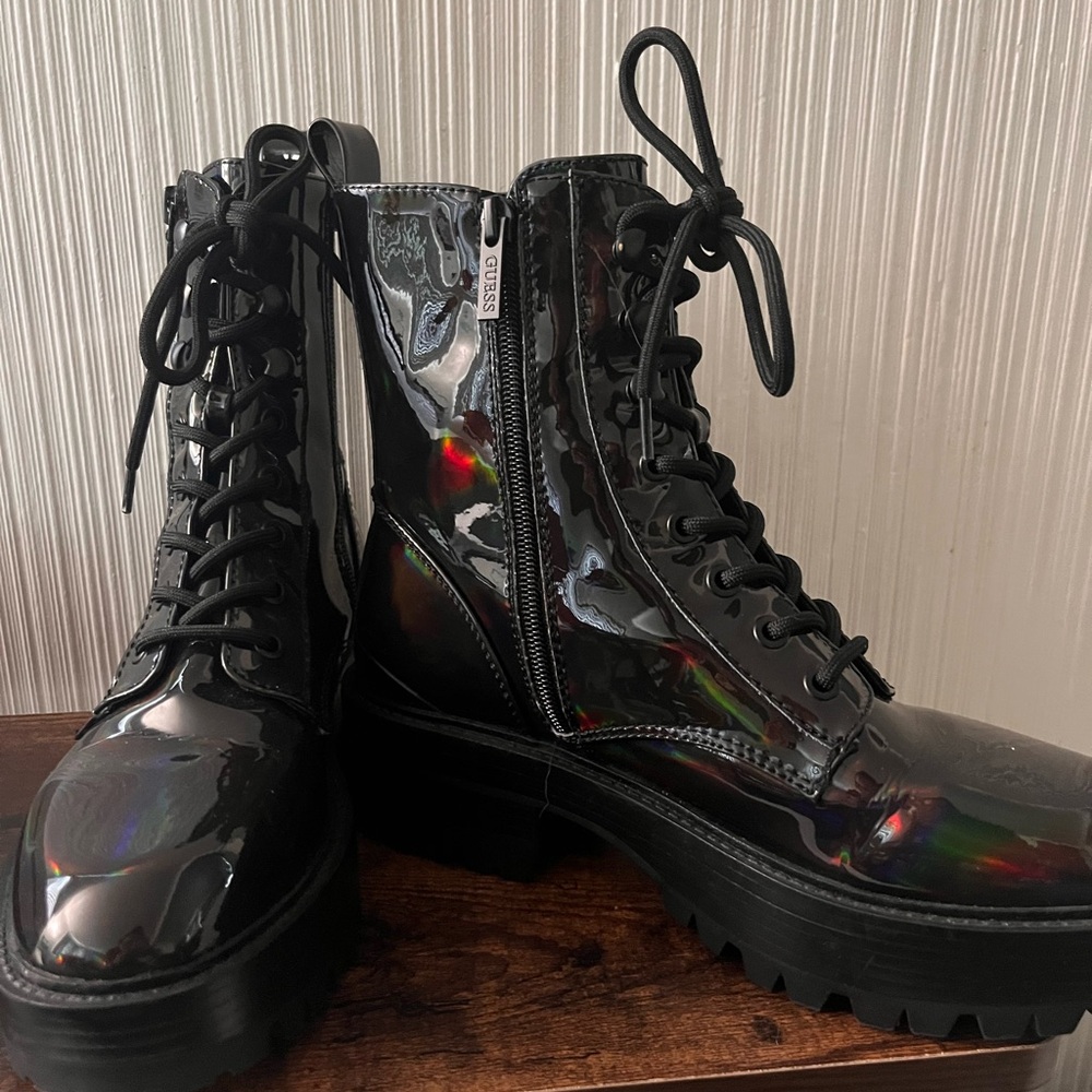 Guess women’s iridescent boots